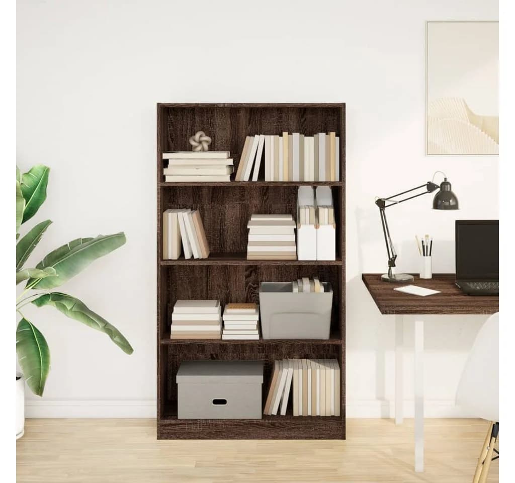 vidaXL Bücherregal Braun Eichen-Optik Holzwerkstoff - Bild 3