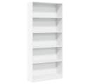 vidaXL Bücherregal Weiß Holzwerkstoff Bild 2