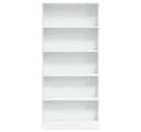 vidaXL Bücherregal Weiß Holzwerkstoff Bild 4