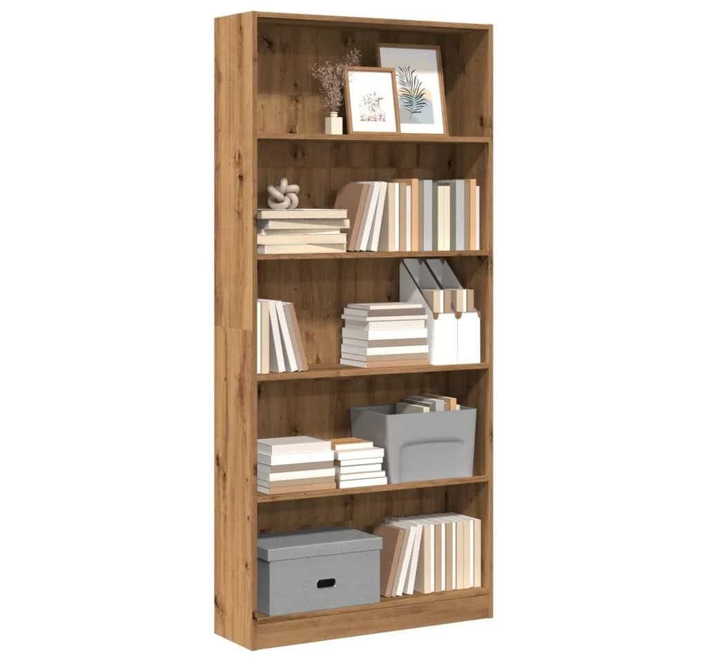 vidaXL Bücherregal Artisan-Eiche Holzwerkstoff
