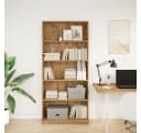 vidaXL Bücherregal Artisan-Eiche Holzwerkstoff Bild 3