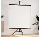 vidaXL Projektionsleinwand mit Stativ 67 Zoll Mattweiß Bild 1