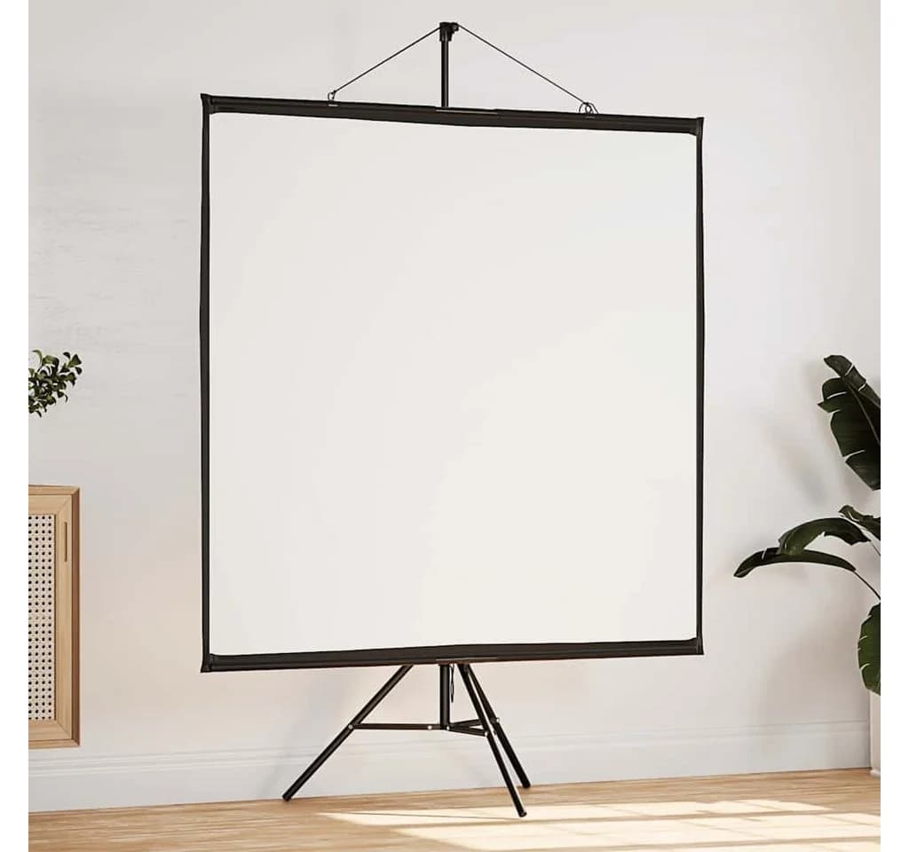 vidaXL Projektionsleinwand mit Stativ 67 Zoll Mattweiß