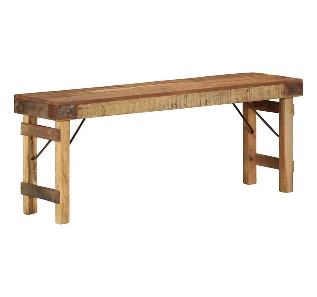vidaXL Sitzbank aus recyceltem Holz rustikal - Bild 2