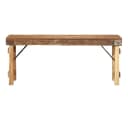 vidaXL Sitzbank aus recyceltem Holz rustikal Bild 3