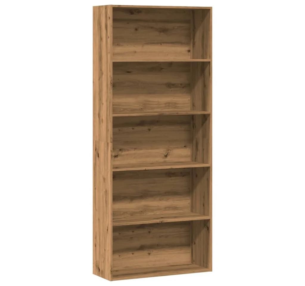 vidaXL Bücherregal Artisan-Eiche 5 Fächer Holzwerkstoff - Bild 2