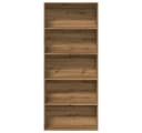 vidaXL Bücherregal Artisan-Eiche 5 Fächer Holzwerkstoff Bild 4