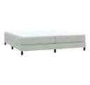 vidaXL Boxspringbett Hellgrau Samt 200x220 cm Bild 2