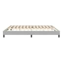 vidaXL Boxspringbett Hellgrau Samt 200x220 cm Bild 5