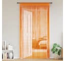 VIDAXL Fadenvorhänge Orange 2 Stk. 140x250 cm Bild 1