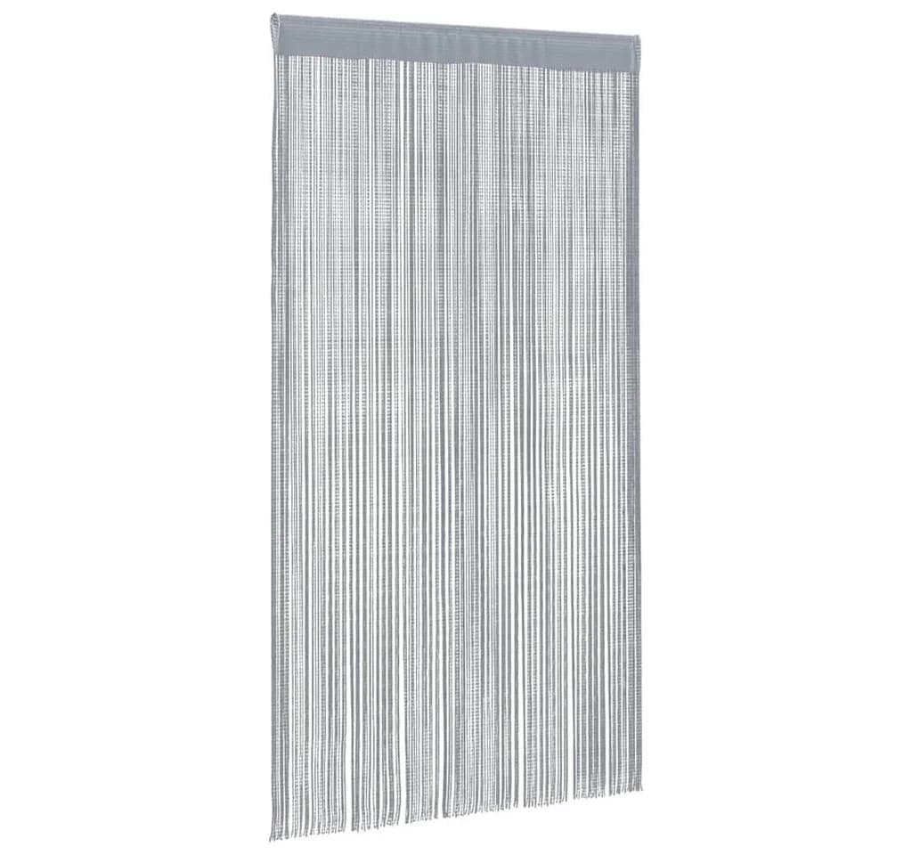 vidaXL Fadenvorhang Hellgrau 140x250 cm 2 Stk. Polyester - Bild 3