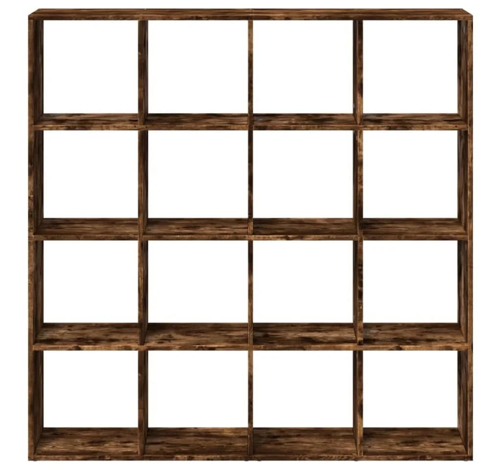 vidaXL Bücherregal Räuchereiche 137,5x29x137,5 cm Holzwerkstoff - Bild 4