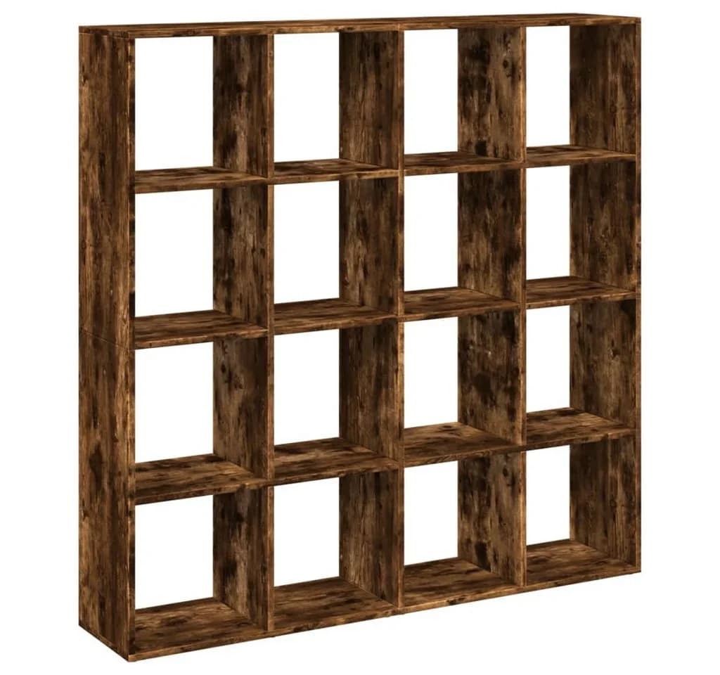 vidaXL Bücherregal Räuchereiche 137,5x29x137,5 cm Holzwerkstoff - Bild 5