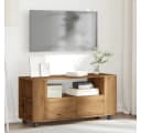 vidaXL TV-Schrank mit Rollen Artisan-Eiche Bild 3