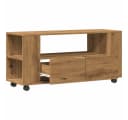 vidaXL TV-Schrank mit Rollen Artisan-Eiche Bild 5