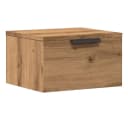vidaXL Wand-Nachttisch Artisan-Eiche Modern Bild 2