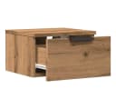 vidaXL Wand-Nachttisch Artisan-Eiche Modern Bild 5
