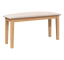vidaXL Essbank 90 cm Massivholz Gummibaum Beige Bild 2