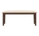 vidaXL Essbank 110 cm Braun Massivholz Gummibaum Bild 4