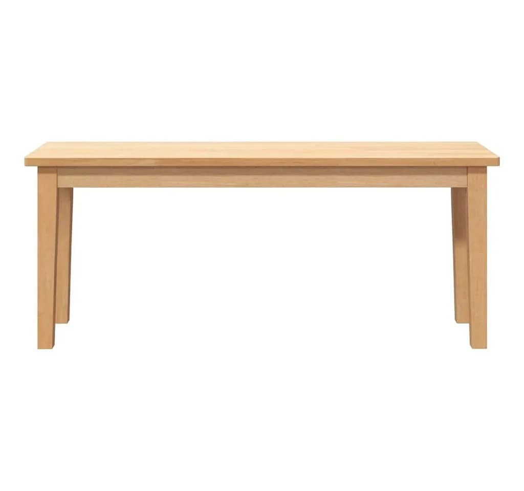 vidaXL Essbank 110 cm Massivholz Gummibaum - Bild 4