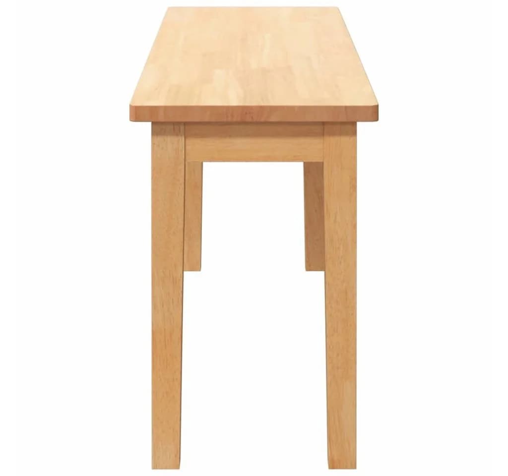 vidaXL Essbank 110 cm Massivholz Gummibaum - Bild 5