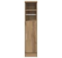 vidaXL Badezimmer-Schrank mit Rollenhalter Artisan-Eiche Bild 4