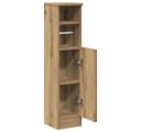 vidaXL Badezimmer-Schrank mit Rollenhalter Artisan-Eiche Bild 5