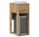 vidaXL Computerschrank mit Schublade Artisan-Eiche Bild 1