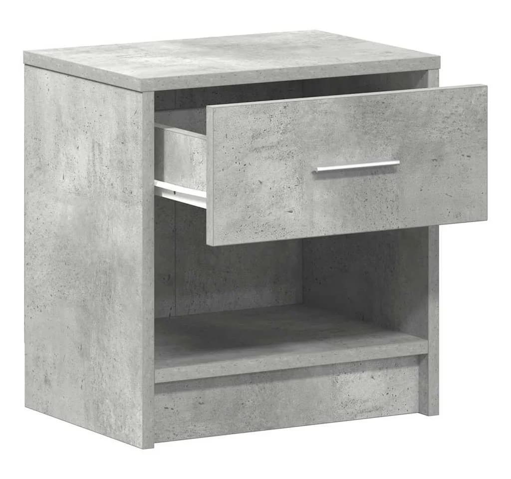 vidaXL Nachttisch 2er-Set Betongrau Holzwerkstoff - Bild 5