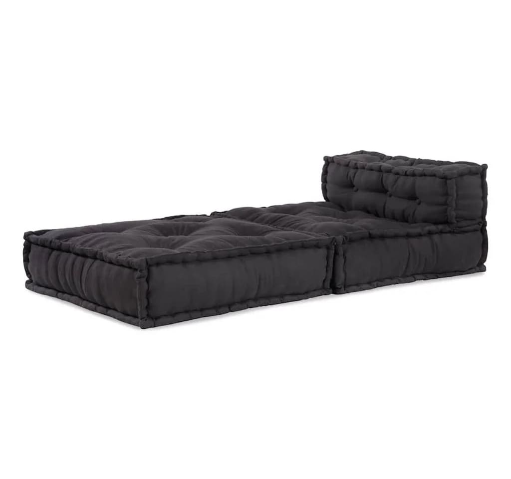 vidaXL Sitzauflage Modulares Sofaelement Anthrazit Stoff - Bild 5