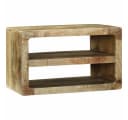 vidaXL TV-Schrank Braun Massivholz Bild 1