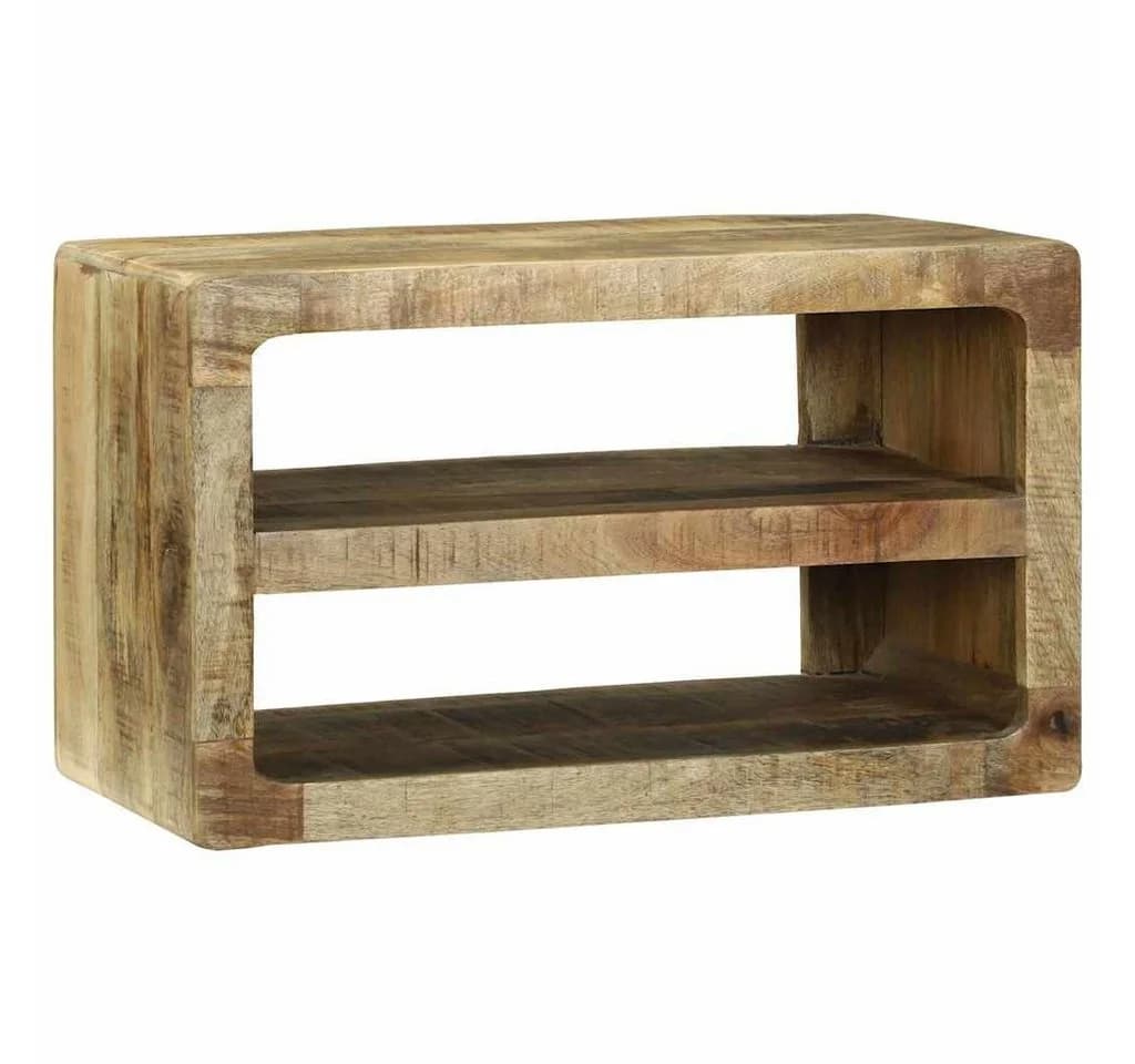 vidaXL TV-Schrank Braun Massivholz