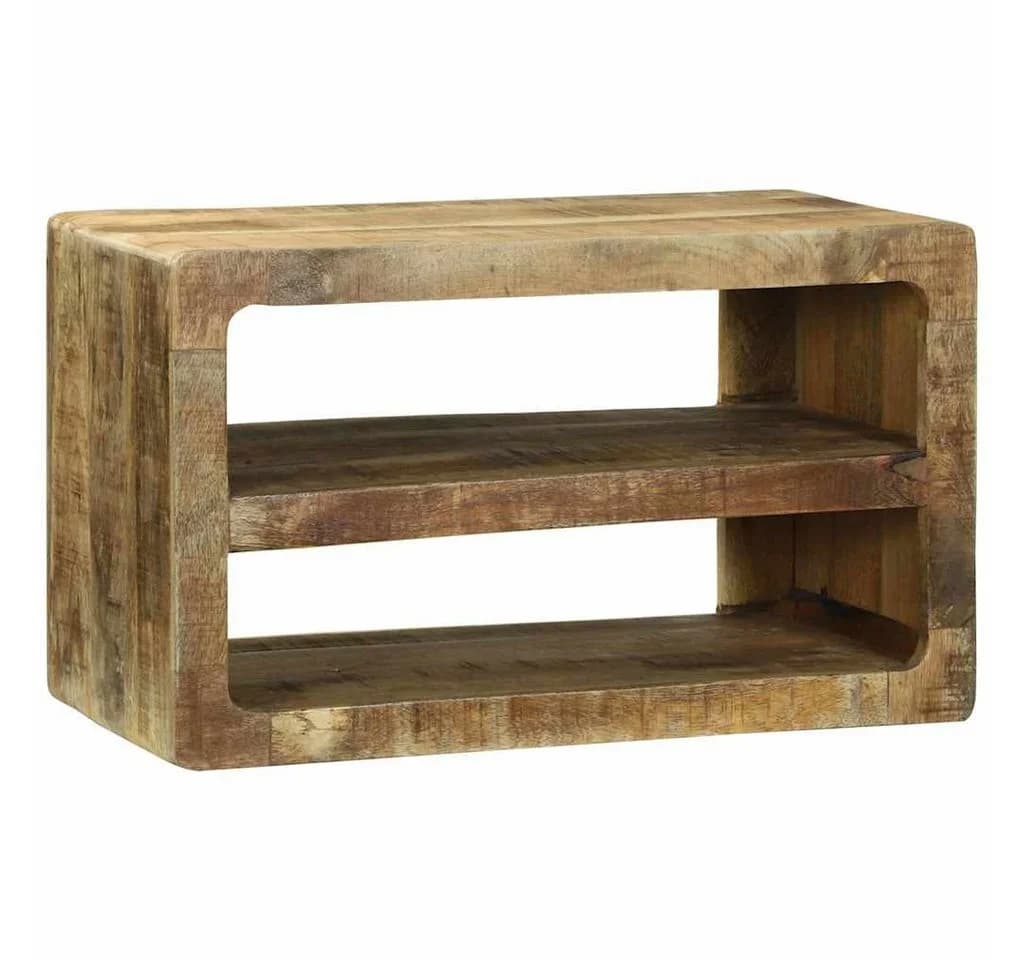 vidaXL TV-Schrank Braun Massivholz - Bild 2