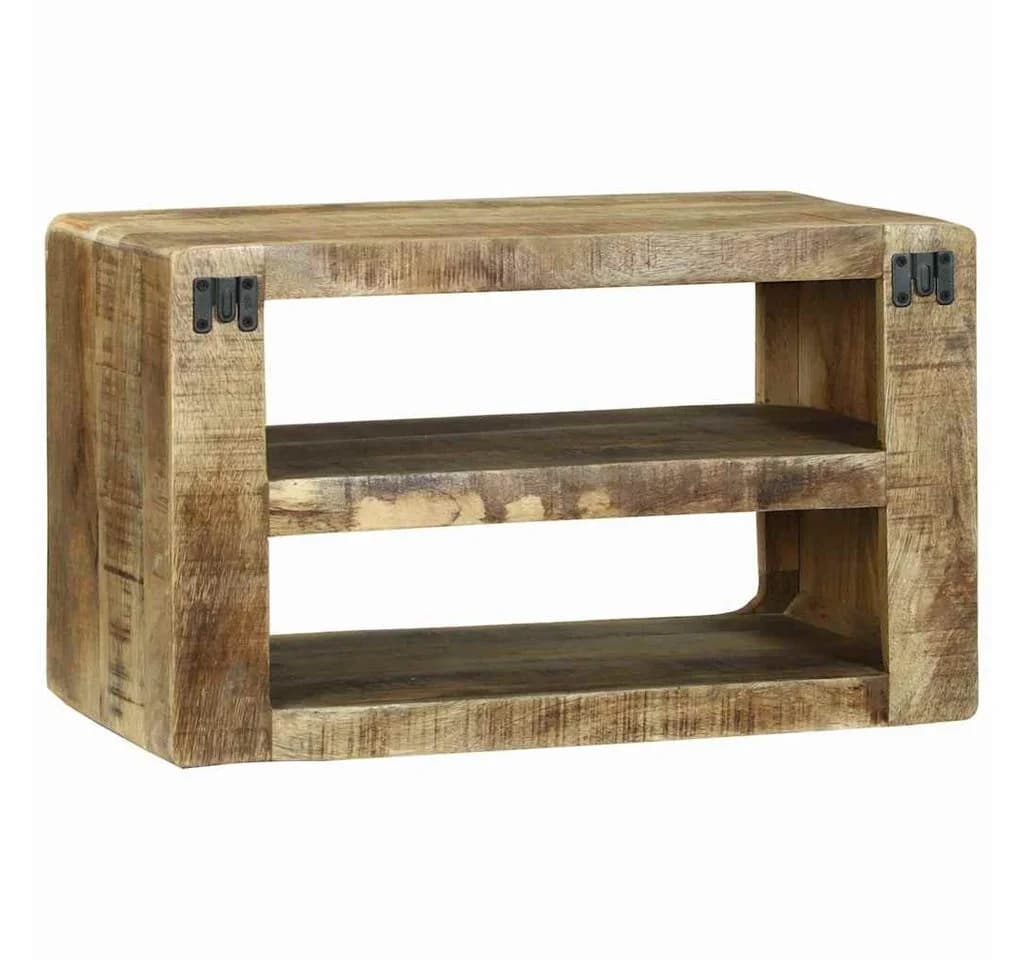 vidaXL TV-Schrank Braun Massivholz - Bild 5