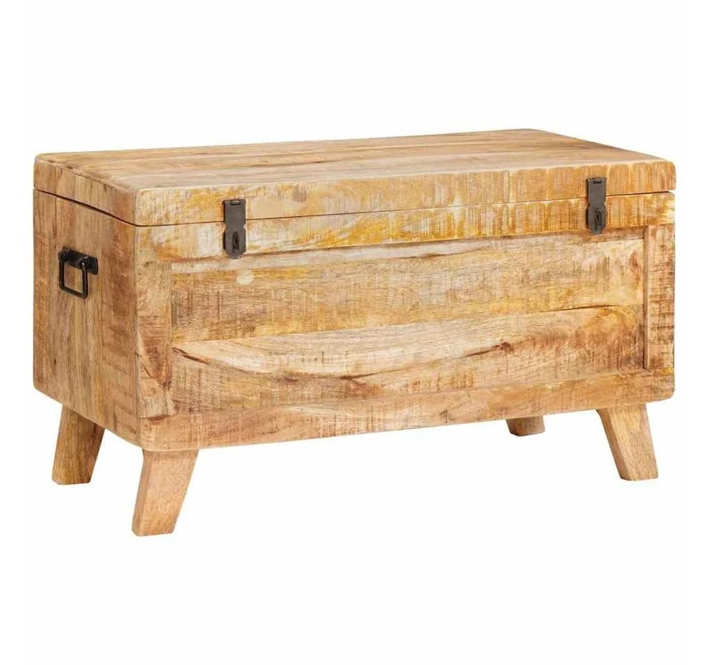 vidaXL Aufbewahrungsbox Massivholz Braun 70x35x40 cm - Bild 2