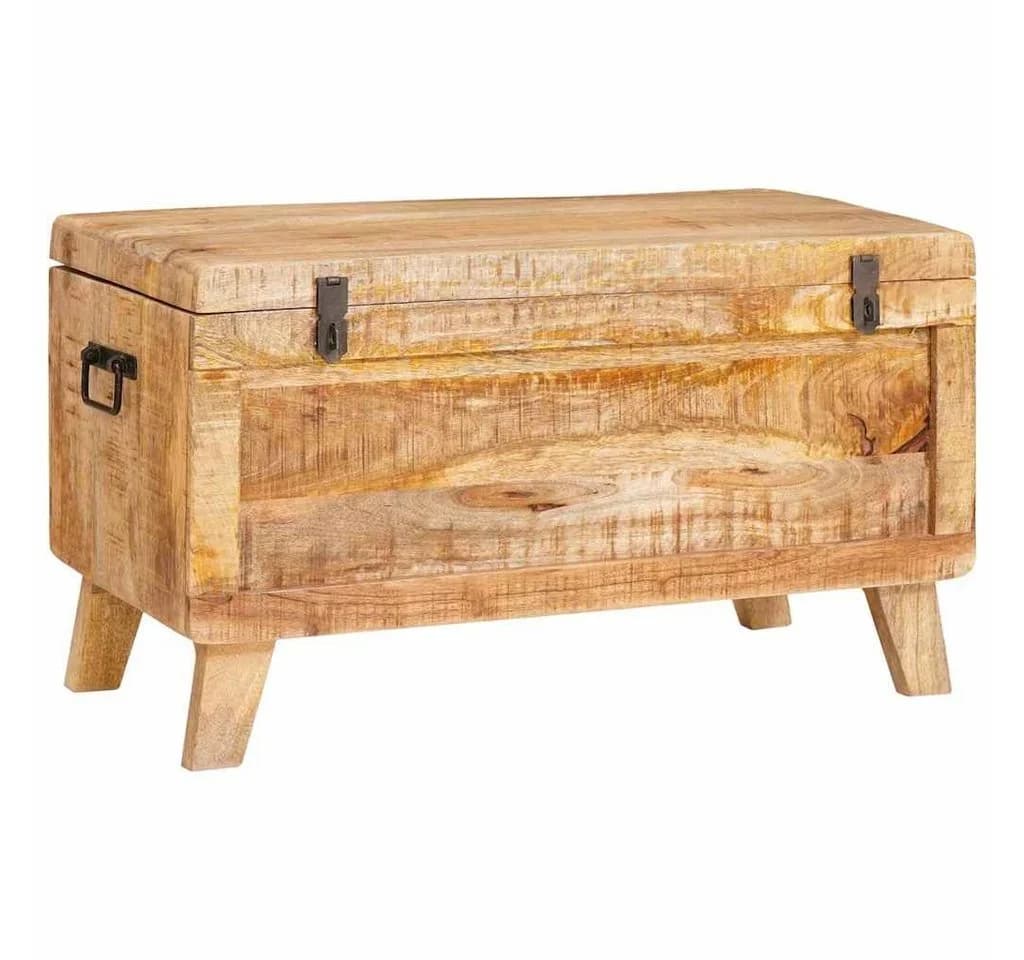 vidaXL Aufbewahrungsbox Massivholz Braun 70x35x40 cm - Bild 3