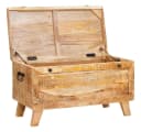 vidaXL Aufbewahrungsbox Massivholz Braun 70x35x40 cm Bild 4