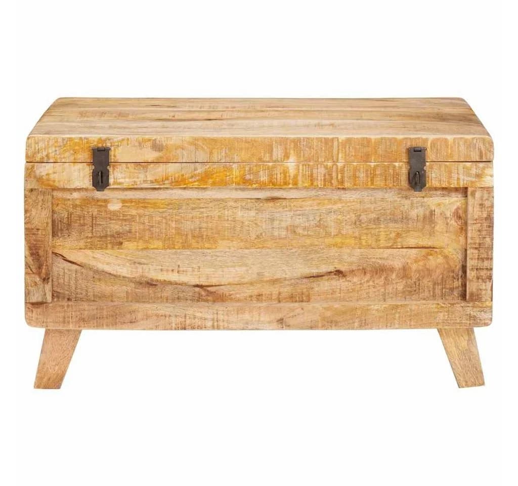 vidaXL Aufbewahrungsbox Massivholz Braun 70x35x40 cm - Bild 5