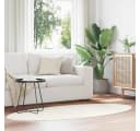 vidaXL Teppich Bereichsteppiche Oval HUARTE Creme 120 x 170 cm Bild 1