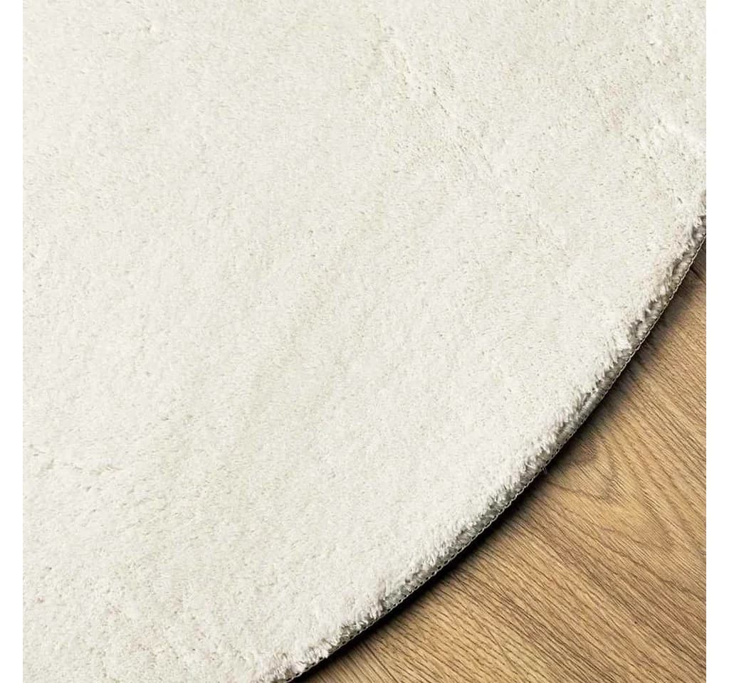 vidaXL Teppich Bereichsteppiche Oval HUARTE Creme 120 x 170 cm - Bild 4