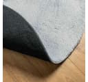 vidaXL Teppich Oval Grau 100 % Polyester Bild 5