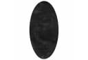 vidaXL Teppich Bereichsteppiche Oval HUARTE Schwarz 150 x 80 cm 100 % Polyester Bild 2