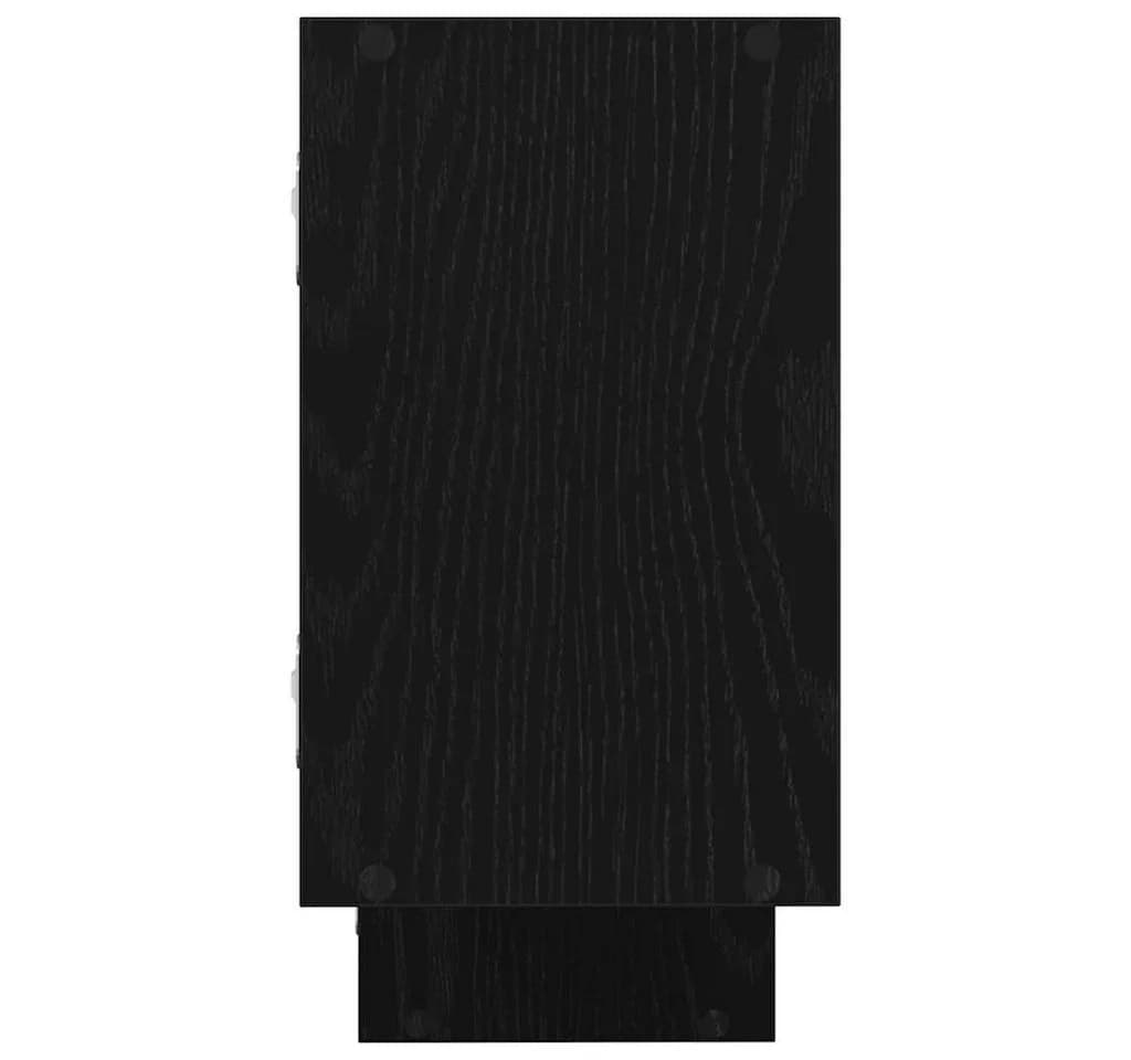 vidaXL Wandregal 5 Fächer Schwarz Holzwerkstoff - Bild 5