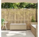 vidaXL Gartenbank mit Kissen Beige Poly Rattan Bild 3