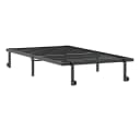 vidaXL Klappbares Bettgestell aus Stahl Schwarz 100x200 cm Bild 5