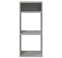 vidaXL Bücherregal Betongrau Holzwerkstoff Modern Bild 4