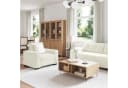 vidaXL Sofa-Set 3-teilig Creme Samt Modern Bild 3