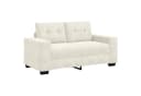 vidaXL Sofa-Set 3-teilig Creme Samt Modern Bild 5