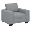 vidaXL Sofa 3-tlg. Sofagarnitur Hellgrau Stoff Bild 3