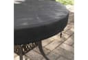 vidaXL Schutzhülle für Gartentisch Rund Schwarz Oxford Bild 4